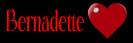 Bernadette name graphics