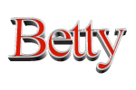 Betty name graphics