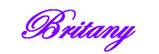 Britany name graphics