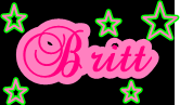 Britt name graphics