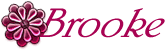 Brooke name graphics