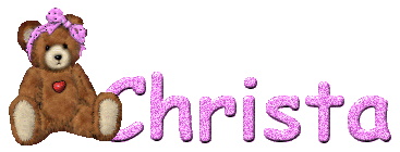 Christa name graphics