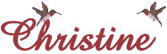 Christine name graphics