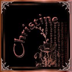 Christine name graphics