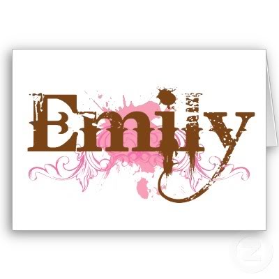 Emily name graphics