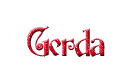 Gerda name graphics