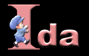 Ida name graphics