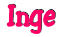 Inge name graphics