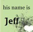 Jeff name graphics