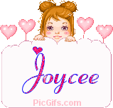 Joycee name graphics