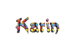 Karin name graphics
