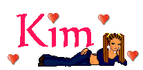 Kim name graphics
