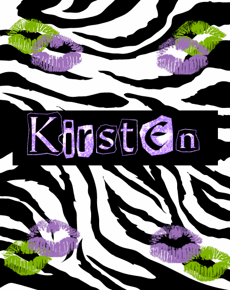 Kirsten name graphics