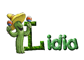 Lidia name graphics