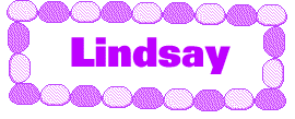 Lindsay name graphics