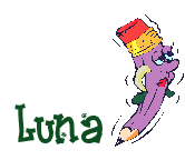 Luna name graphics