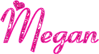 Megan name graphics