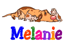 Melanie name graphics