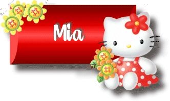 Mia name graphics