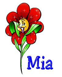 Mia name graphics