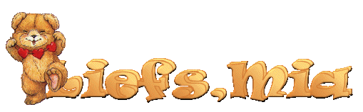 Mia name graphics