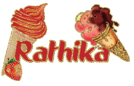 Rathika name graphics