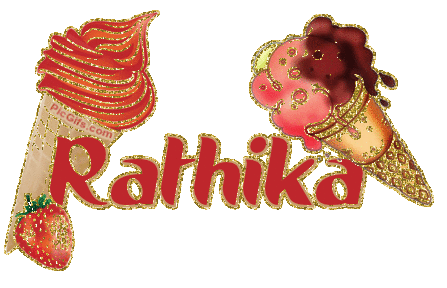 Rathika name graphics