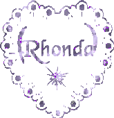 Rhonda name graphics