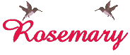 Rosemary name graphics