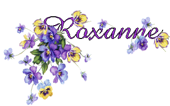 Roxanne name graphics