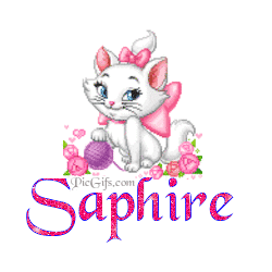 Saphire name graphics