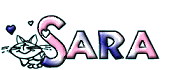 Sara name graphics