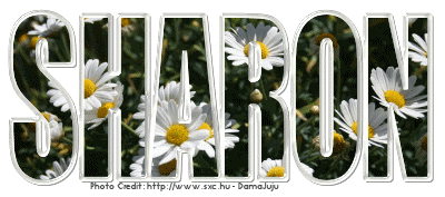 Sharon name graphics