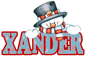 Xander name graphics