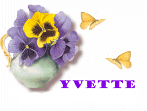 Yvette name graphics