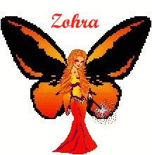 Zohra name graphics