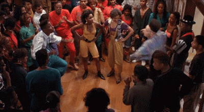 Dance party hard reaction gifs