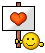 Smiley with sign smileys
