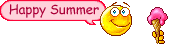 Summer emoticons