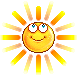 Sunbathing emoticons