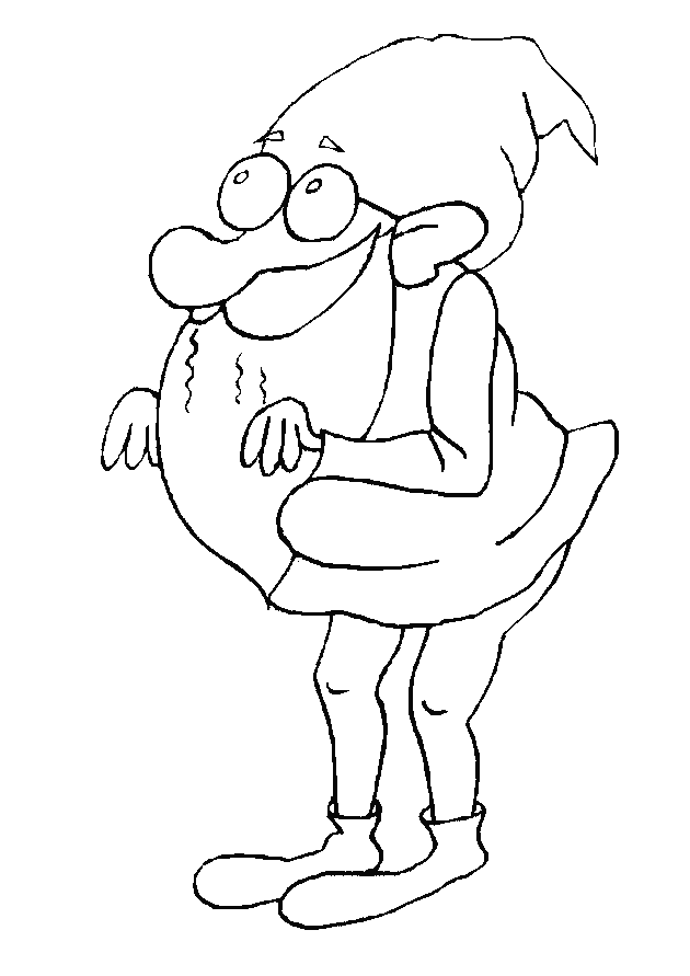Coloring Page - Gnome coloring pages 33