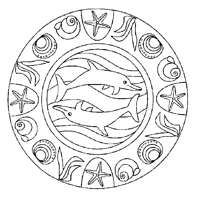 Coloring Page - Mandala animal coloring pages 32