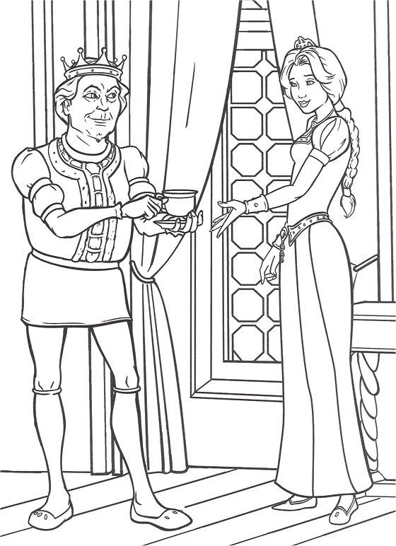 Coloring Page - Shrek coloring pages 13