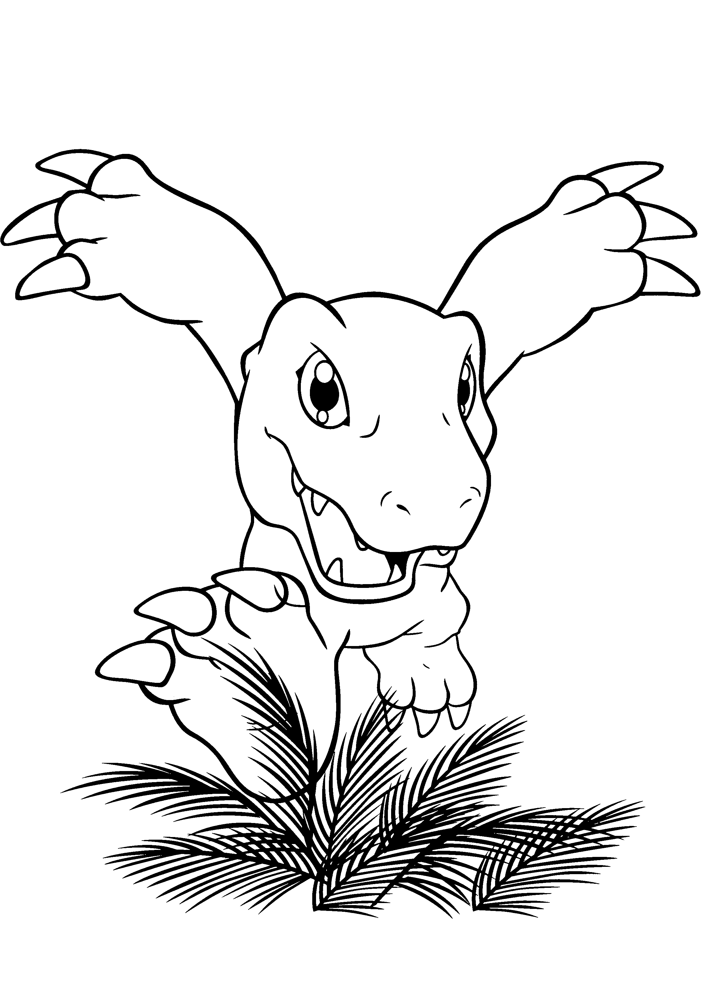 Coloring Page - Digimon coloring pages 107