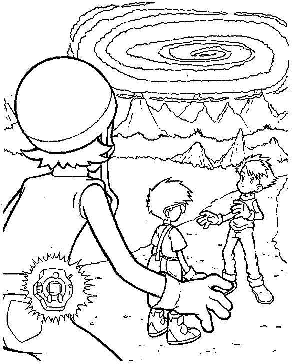 Coloring Page - Digimon coloring pages 139