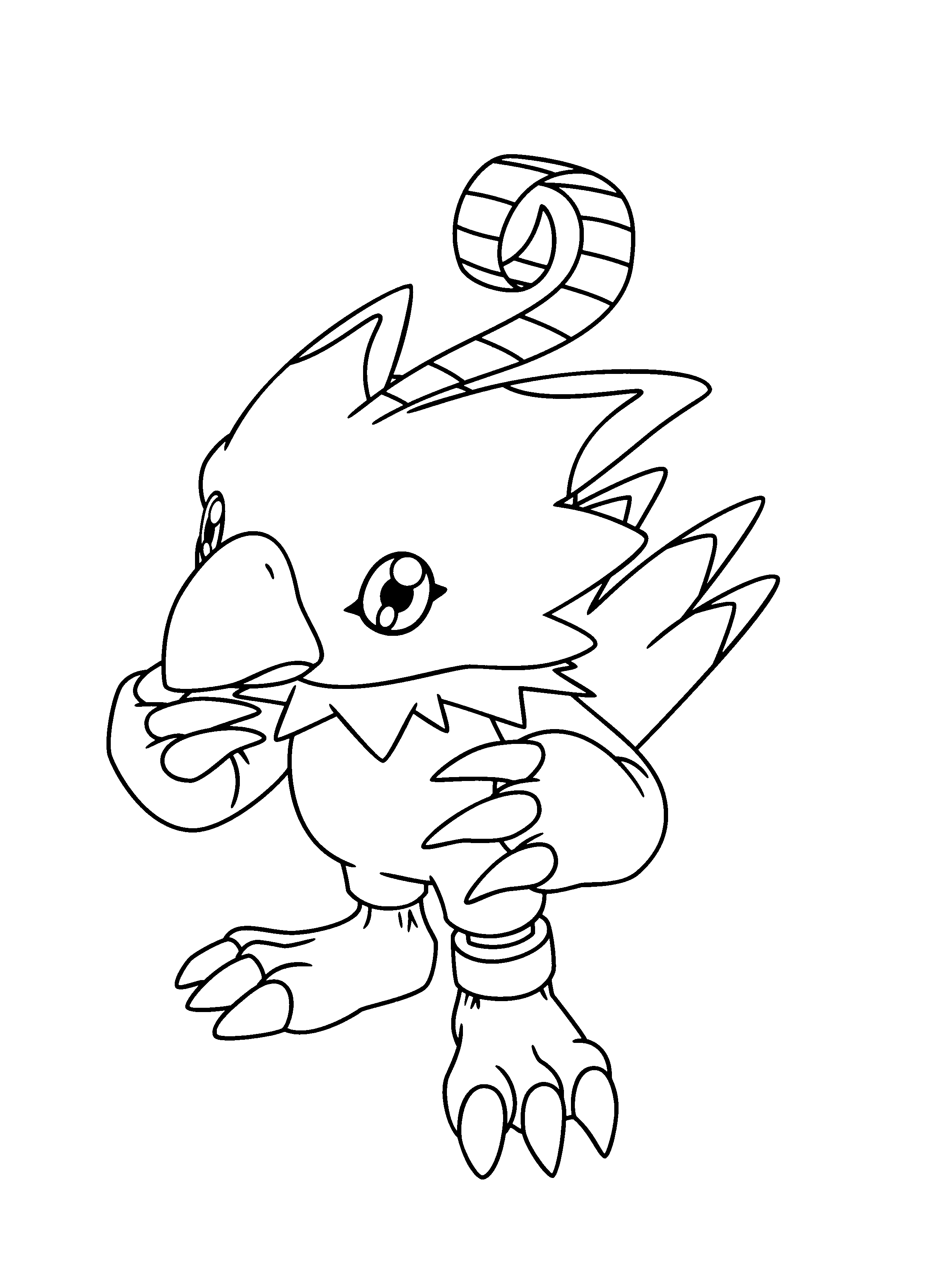 Coloring Page - Digimon coloring pages 148
