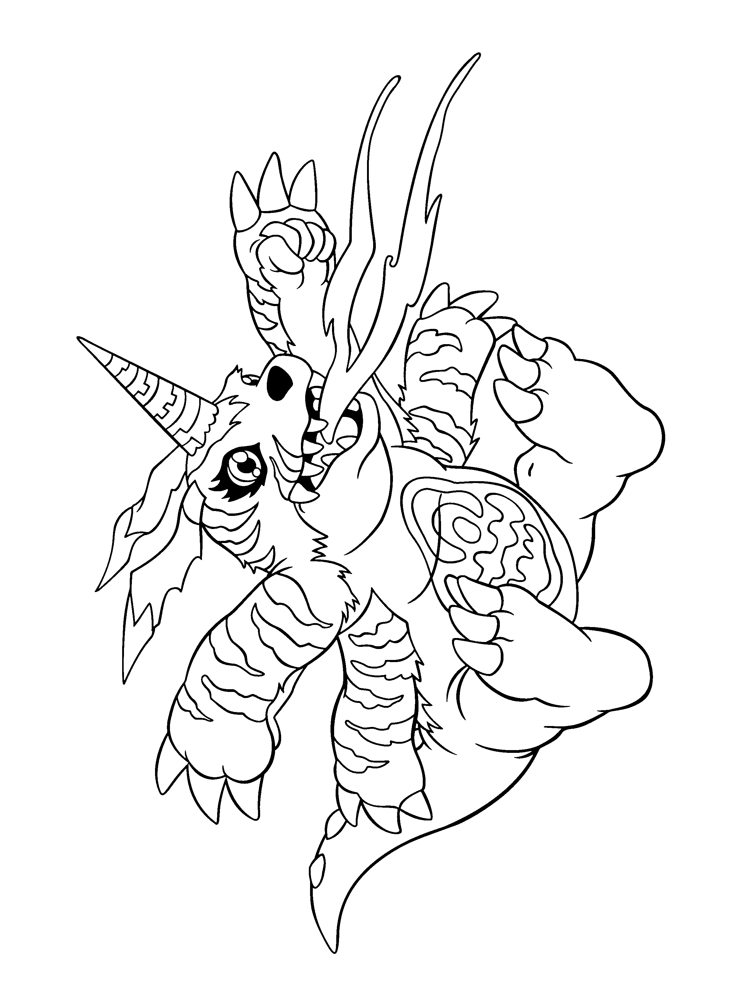 Coloring Page - Digimon coloring pages 152