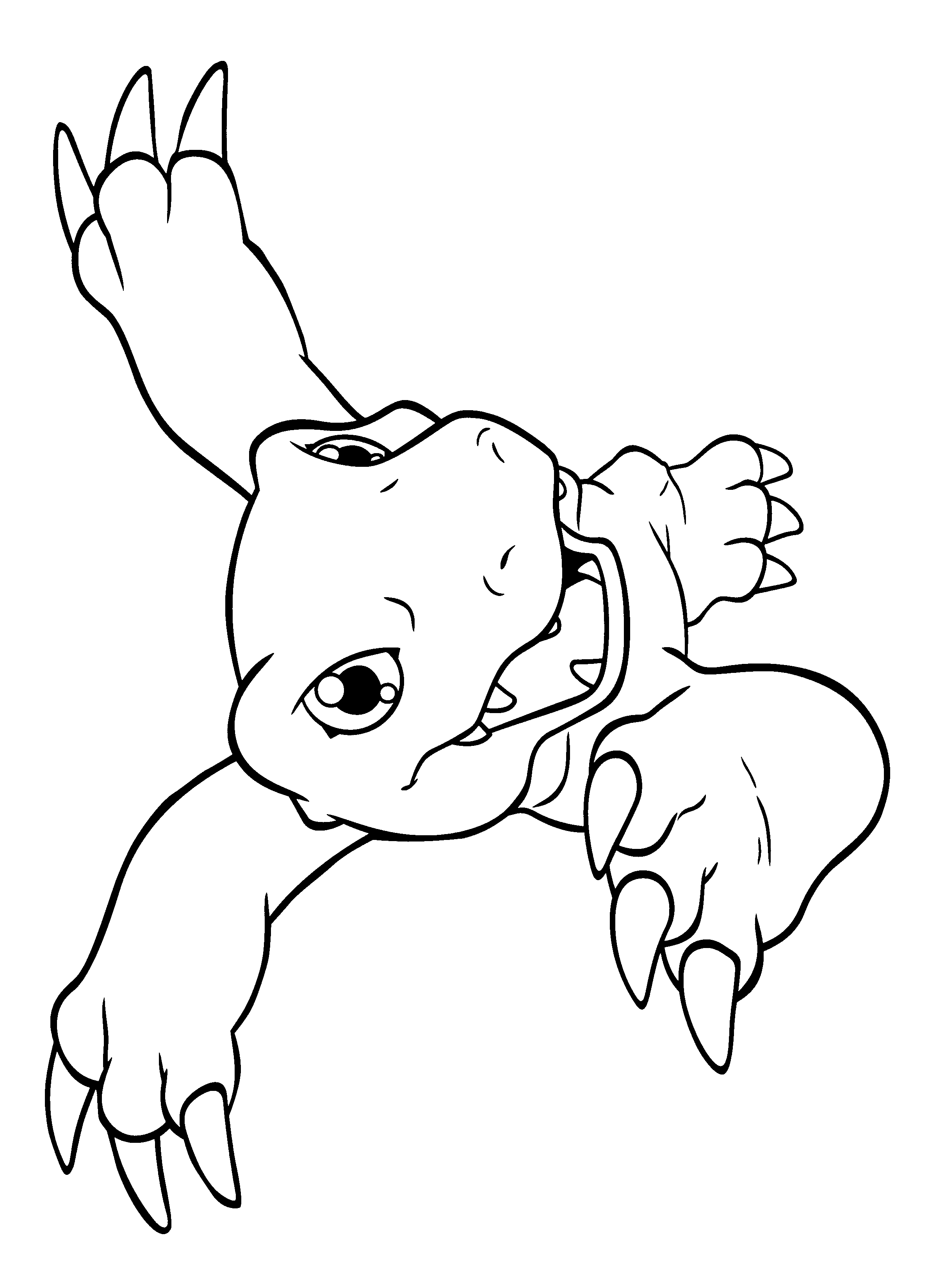 Coloring Page - Digimon coloring pages 154