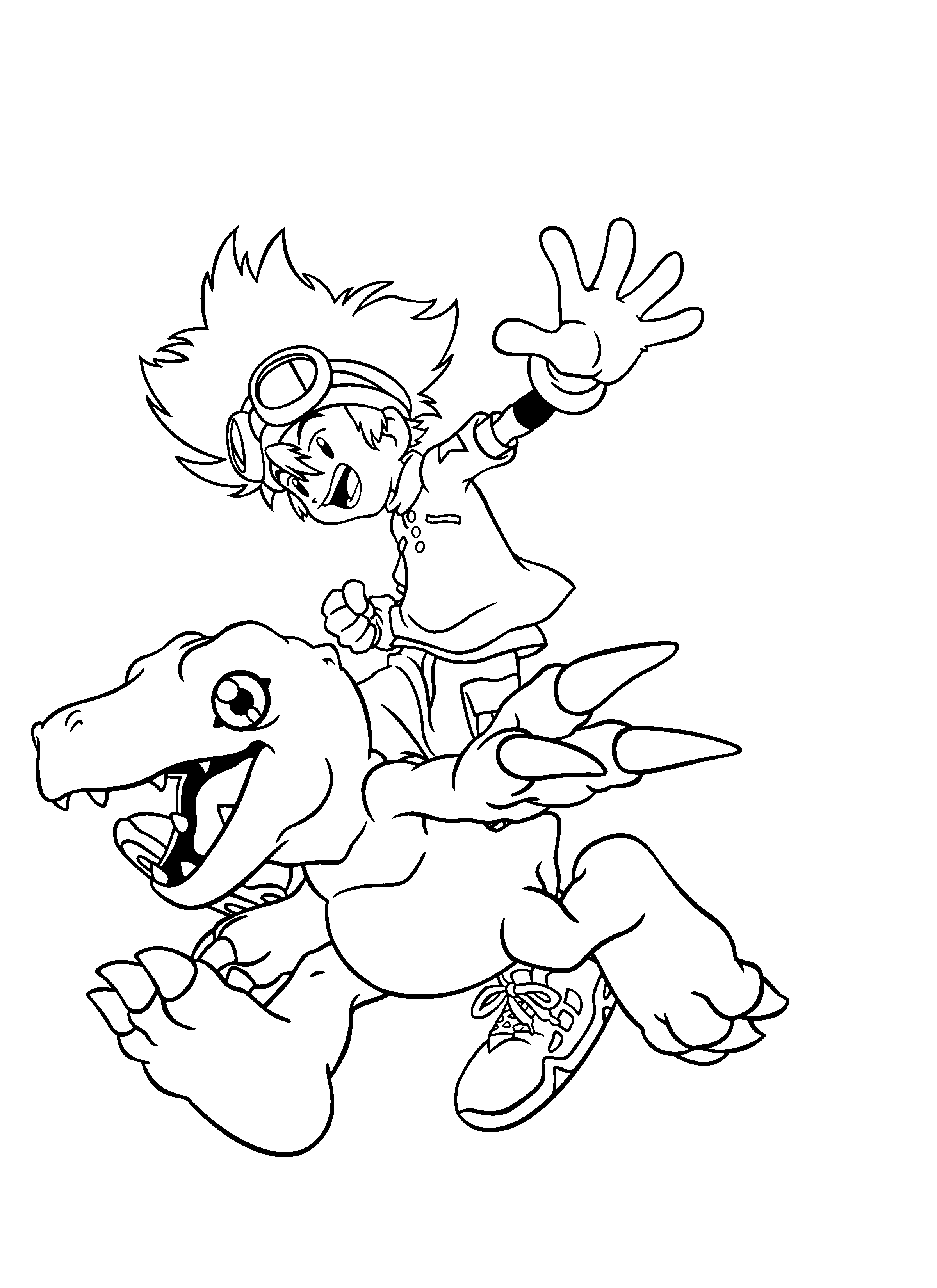 Coloring Page - Digimon coloring pages 239
