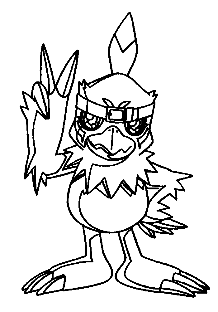 Coloring Page - Digimon coloring pages 35